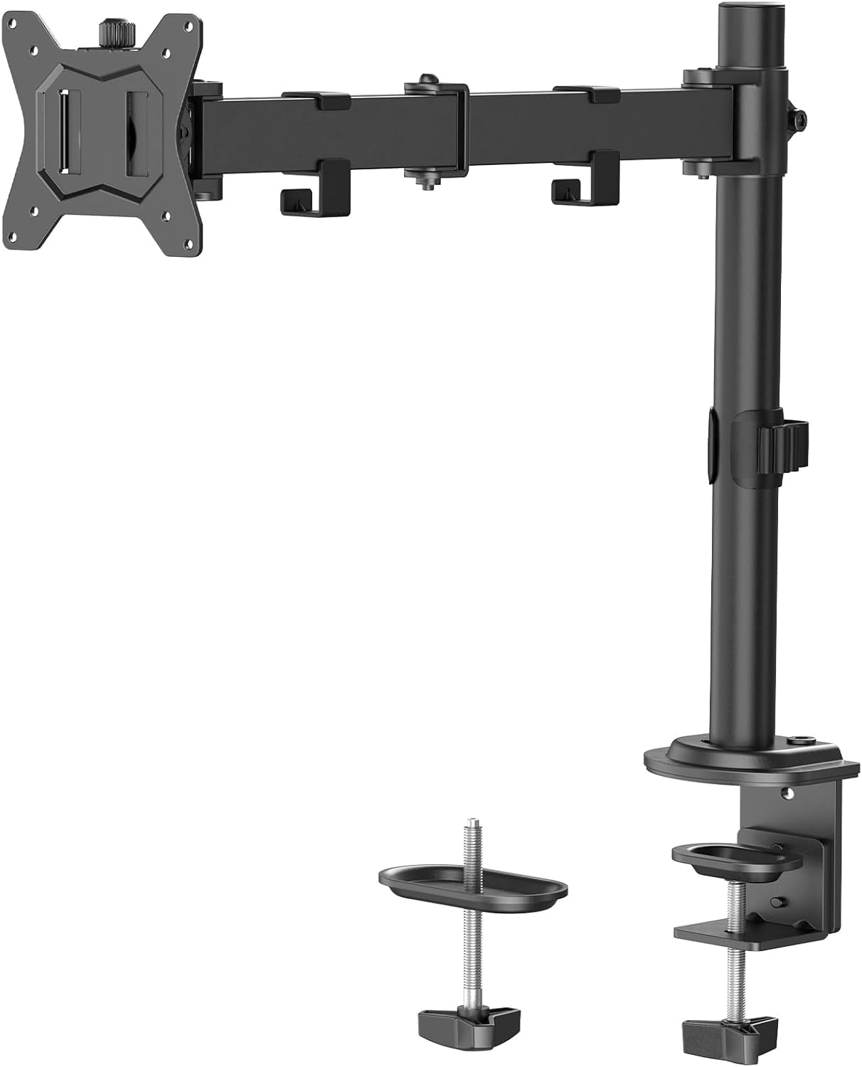 HUANUO Single Monitor Mount, Monitor Arm for 13”-32” Monitors up to 17.6 lbs, Ad...