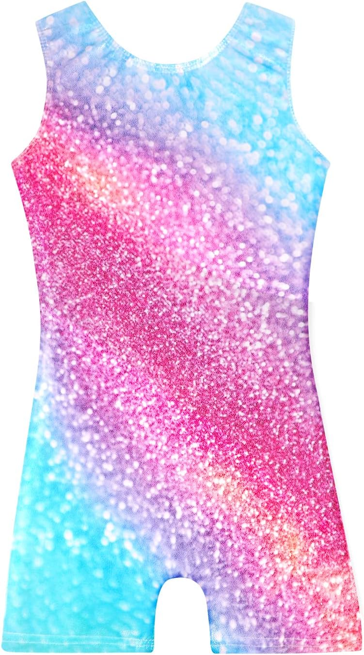 Leotards for Girls Gymnastics Toddler Dance Biketards Mermaid Unicorn Athletic D...