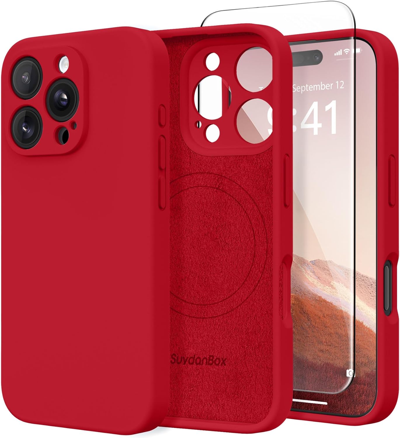 Magnetic for iPhone 16 Pro Max Case, Compatible with MagSafe, [Full Camera Prote...