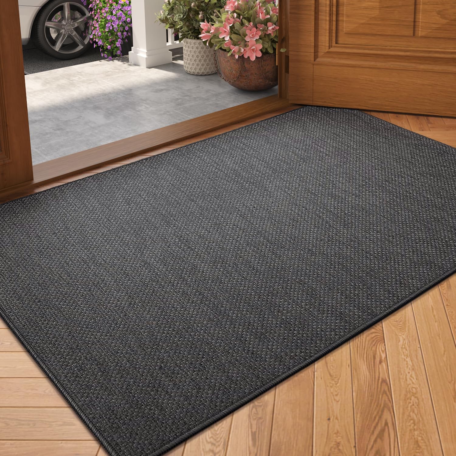 COLOR&GEOMETRY Door Mats Indoor, Woven Front Door Mat Inside, Inside Door Mat No...