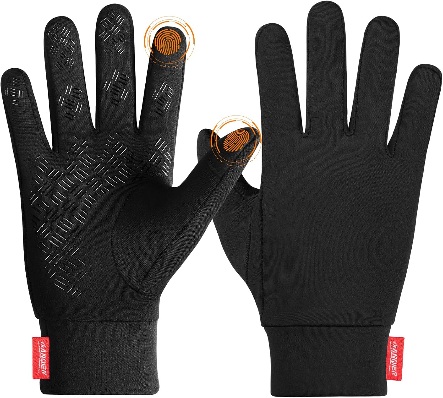 coskefy Running Gloves, Thermal Touch Screen Gloves Winter Men Women for Cycling...