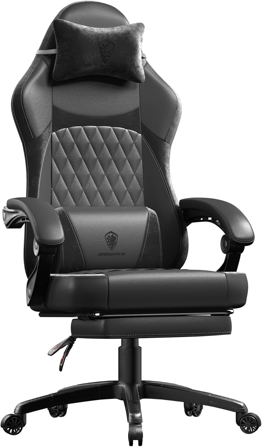 Dowinx Gaming Chair with Pocket Spring Cushion, Ergonomic Computer Chair with Ma...