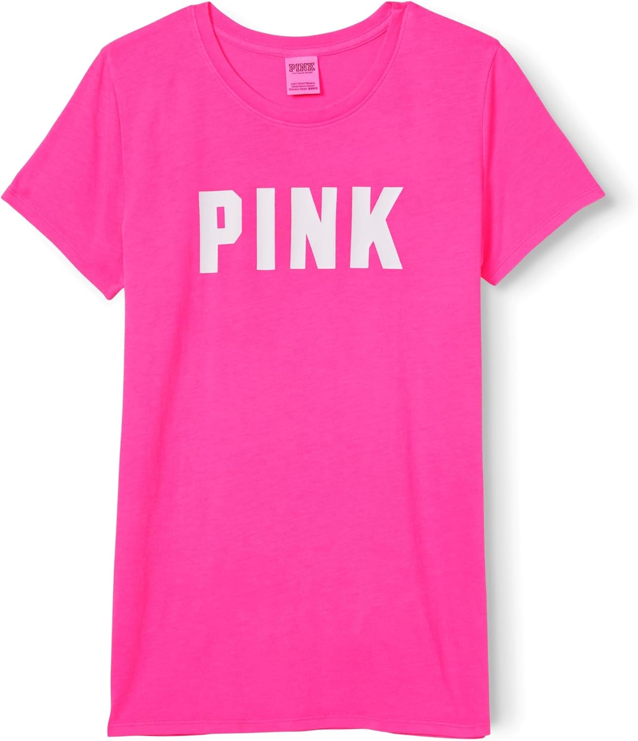 Victoria's Secret PINK Cotton Short Sleeve Campus T Shirt (XS-XXL) X-Large Atomi...