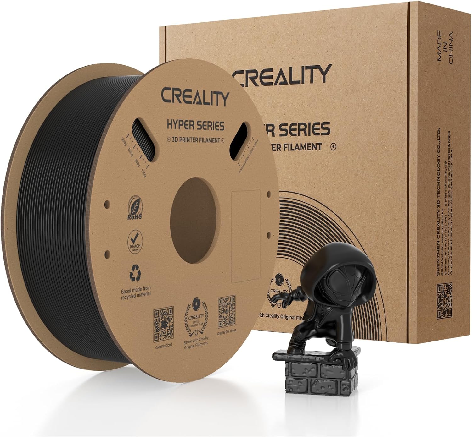 Creality Hyper ABS Filament for K1/K1 Max/K1C, Official 3D Printer Filament ABS...
