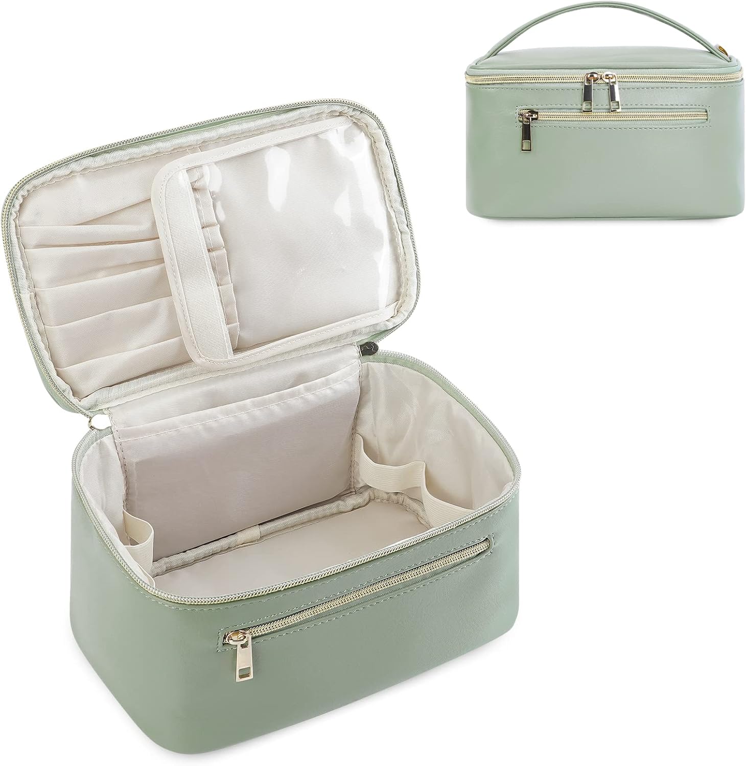 Wandering Nature Makeup Bag, Travel Make Up Organi...