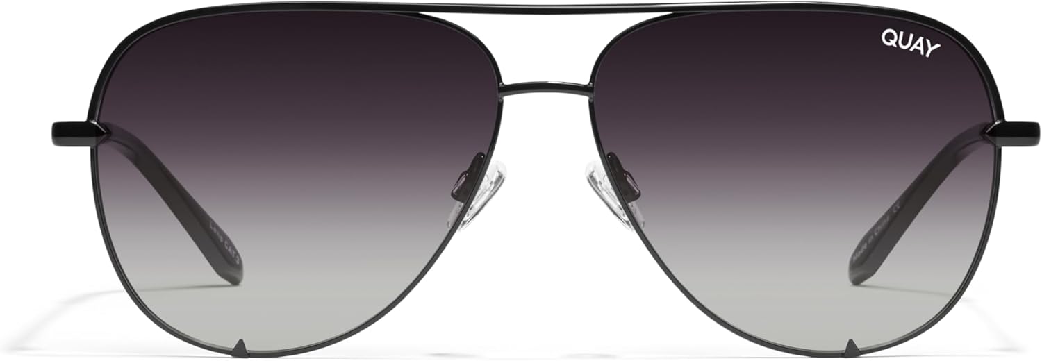 Quay - Sunglasses for Men & Women, Polarized Aviator Lenses with UV Protection,...