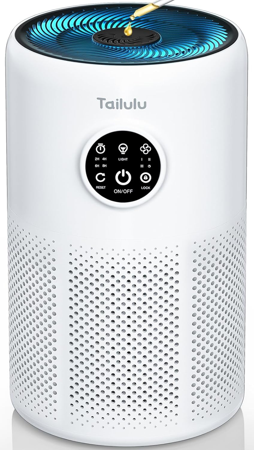 Air Purifiers for Home Pets Large Room Up to 1360 Ft², Tailulu D10 HEPA Air Puri...
