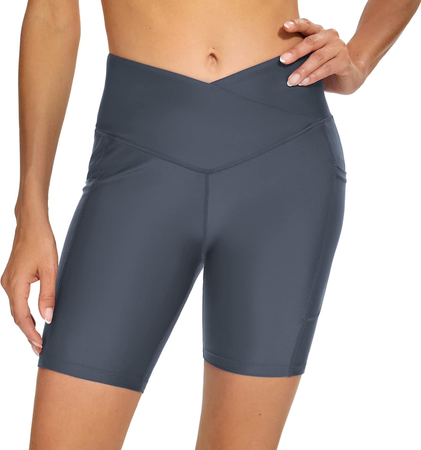 Swim Shorts Women High Waisted Tummy Control Board Shorts Bathing Suit Shorts Sw...
