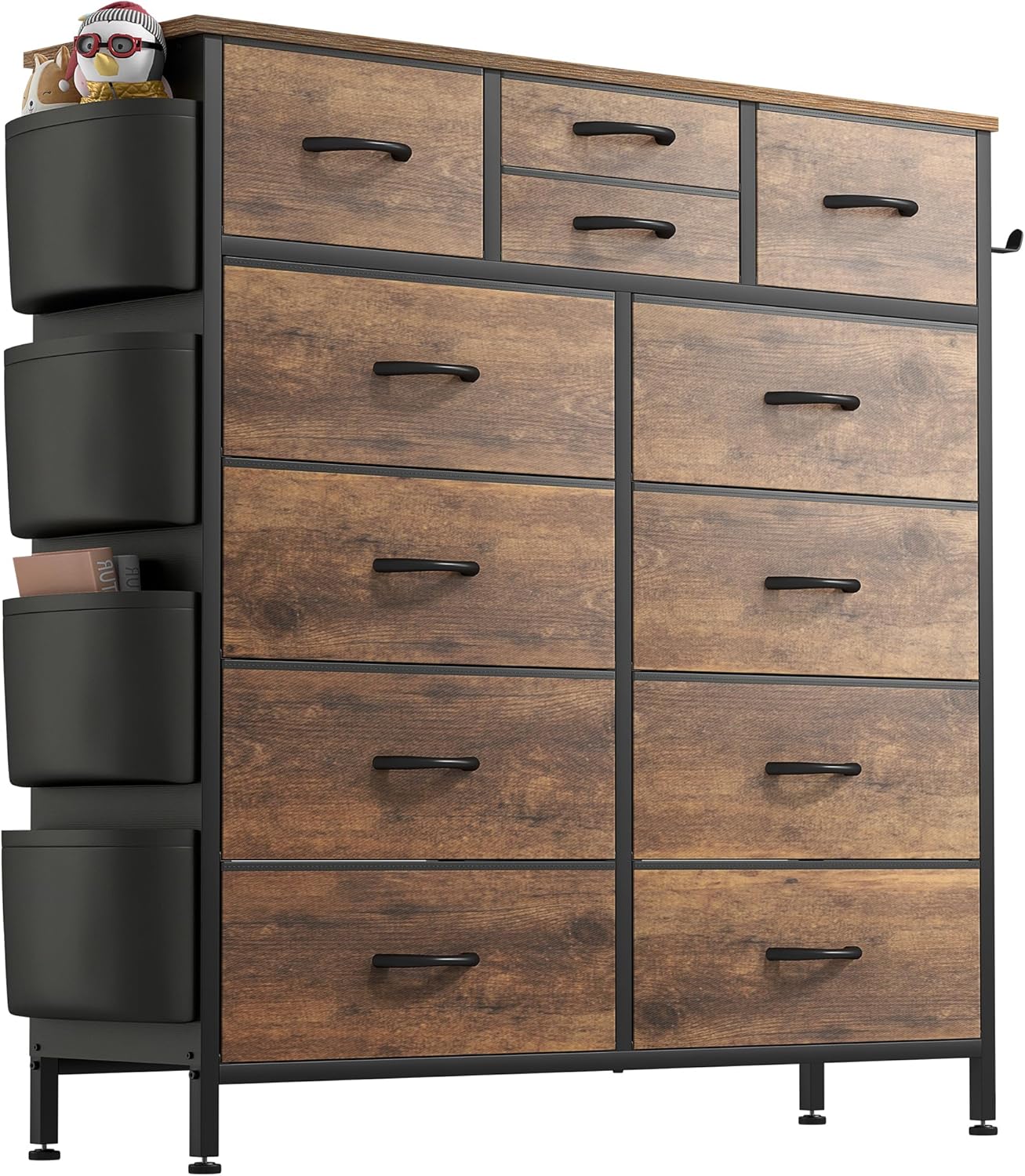 Lulive Dresser for Bedroom with 12 Drawers, Tall Dresser Chest of Drawers with S...