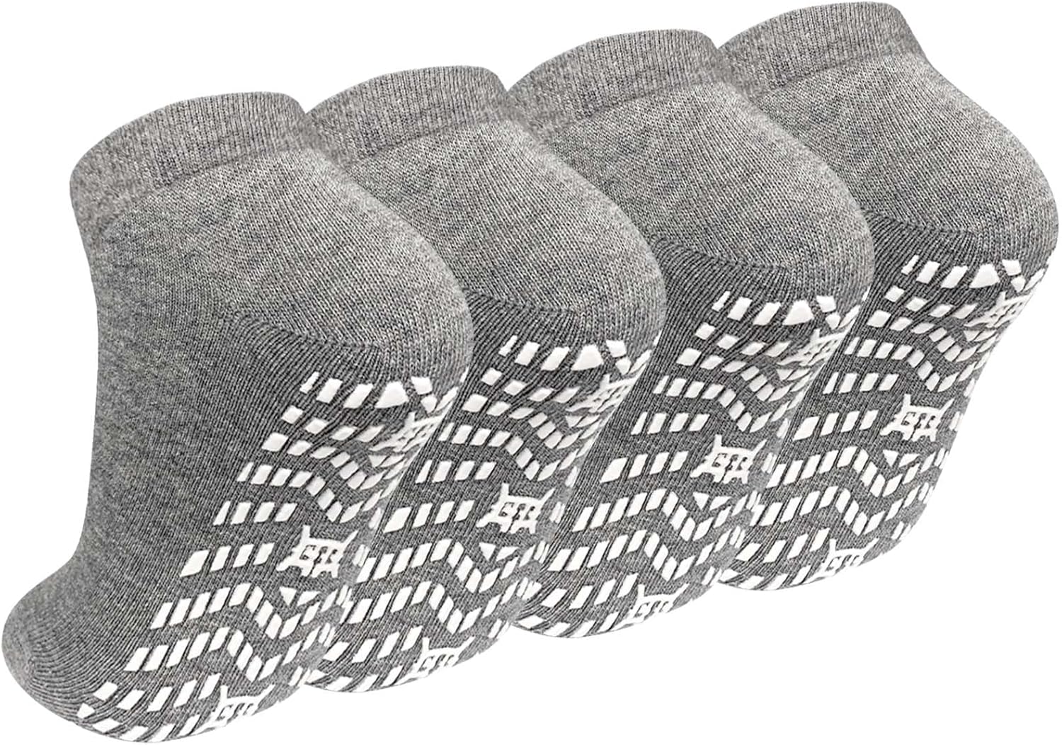 ZAKASA Non Slip Grip Socks for Men Non Skid Grippy Socks Anti Slip Gripper Socks...