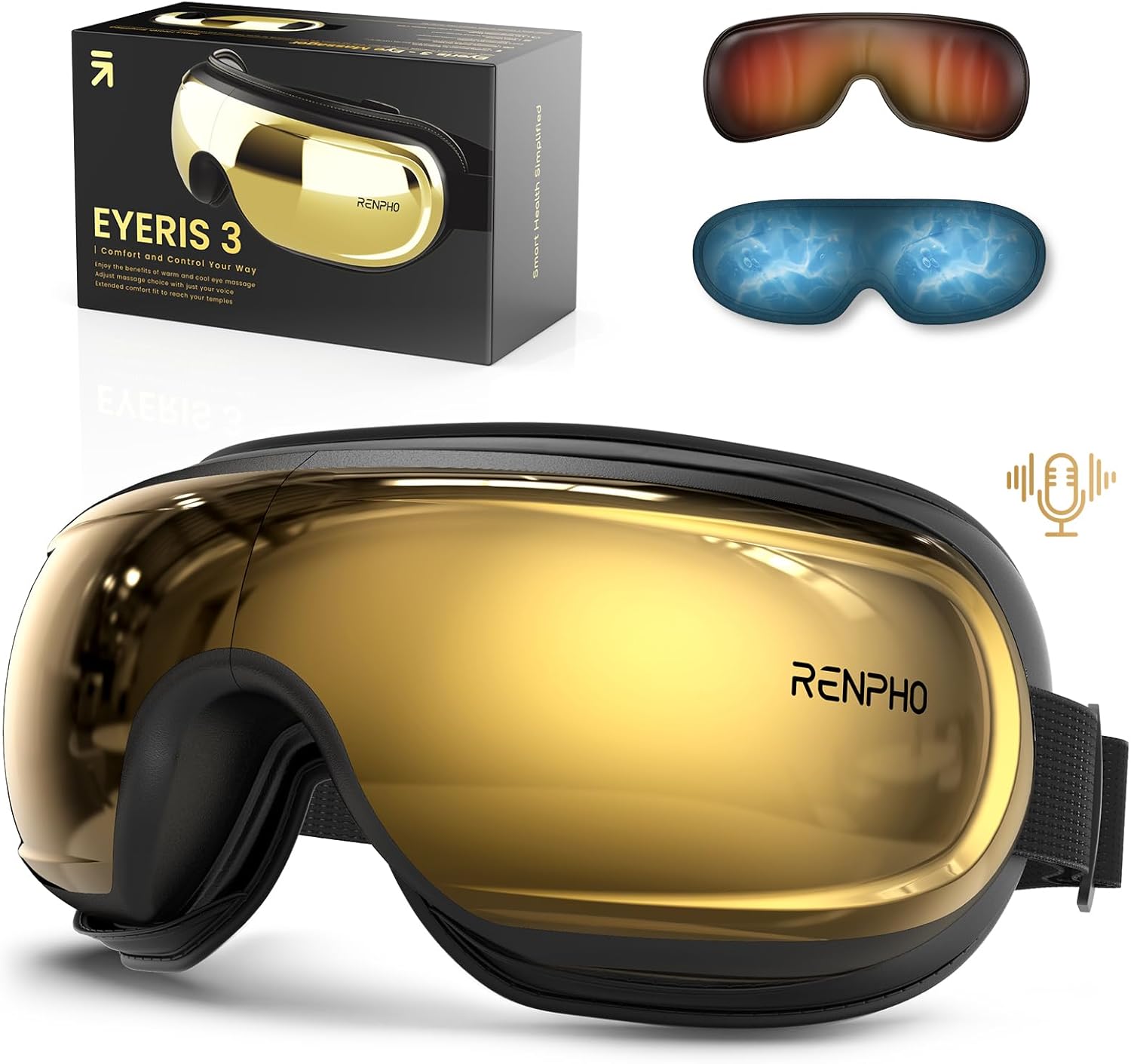 RENPHO Eye Massager with Heat & Cooling, Valentine's Day/Birthday Gifts for Men/...