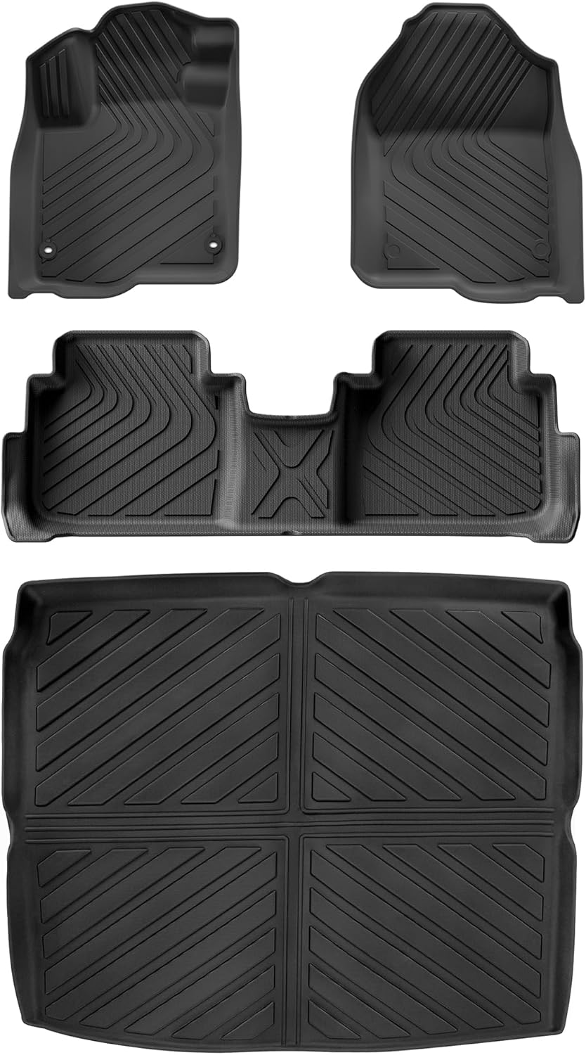 Weize Floor Mats & Cargo Liners for Honda CRV 2025 2024 2023 Honda CR-V Hybrid A...
