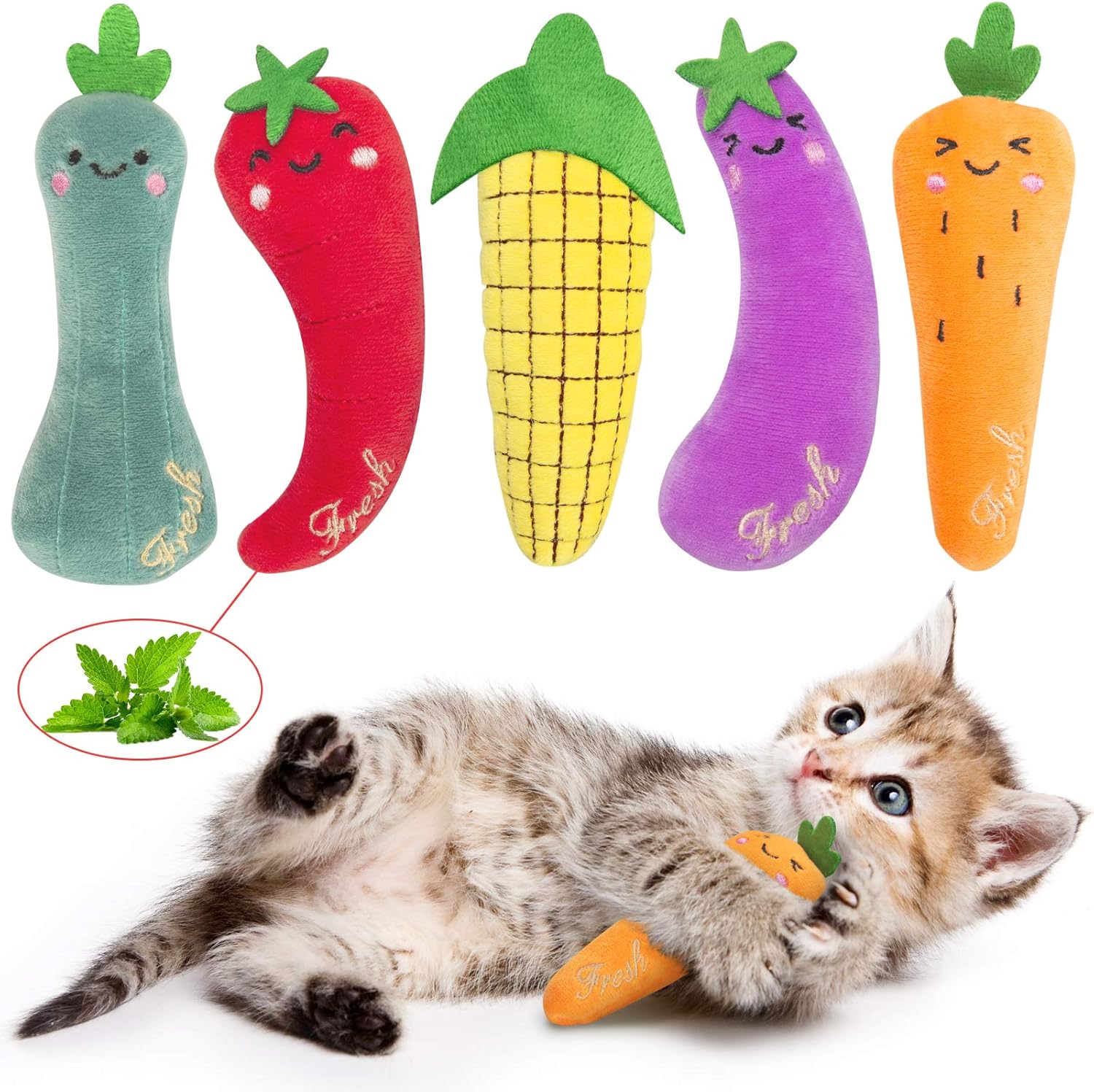 Catnip Toys, Cat Toys, Catnip Toys for Cats, Cat Toys with Catnip, Cat Toys for...
