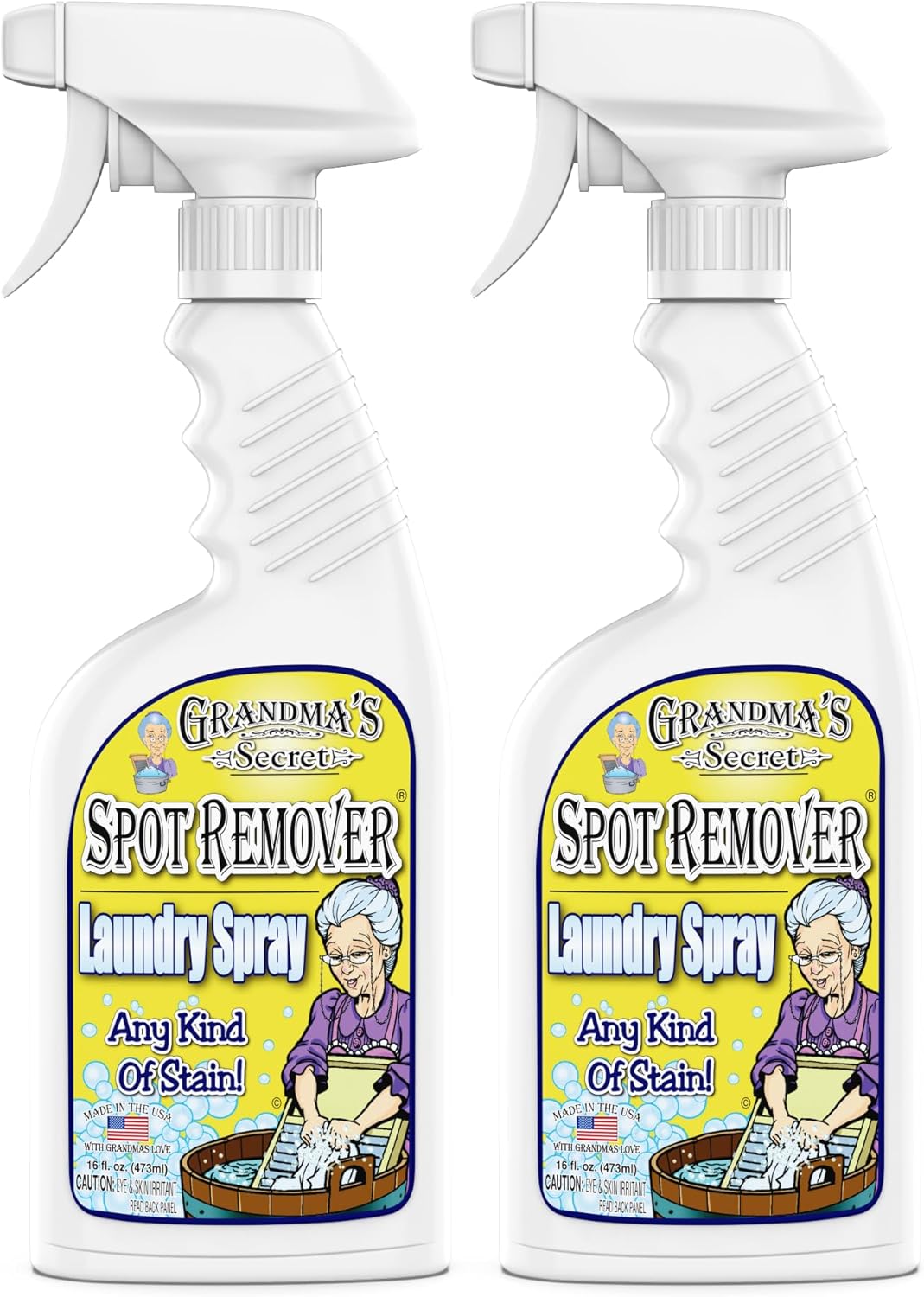 Grandma's Secret Spot Remover Laundry Spray - Chlorine, Bleach and Toxin-Free St...