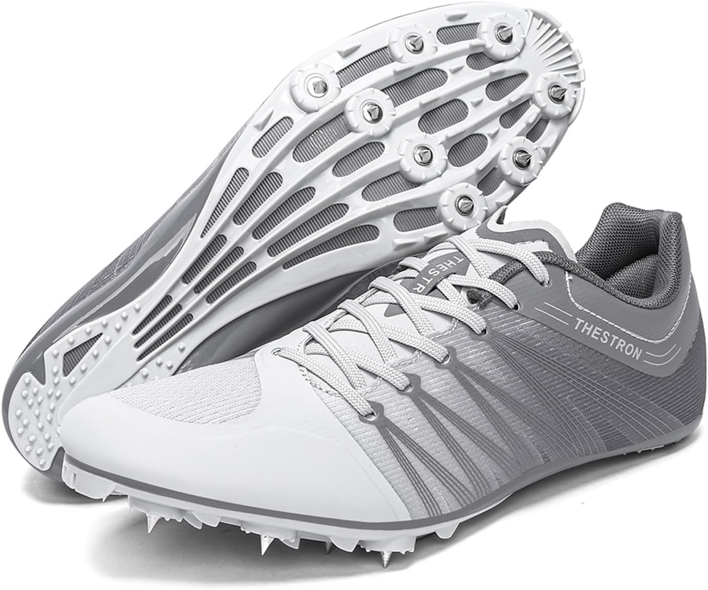 Track and Field Shoes Men Women Kids Spikes Sneakers Track Race Jumping Sneakers...