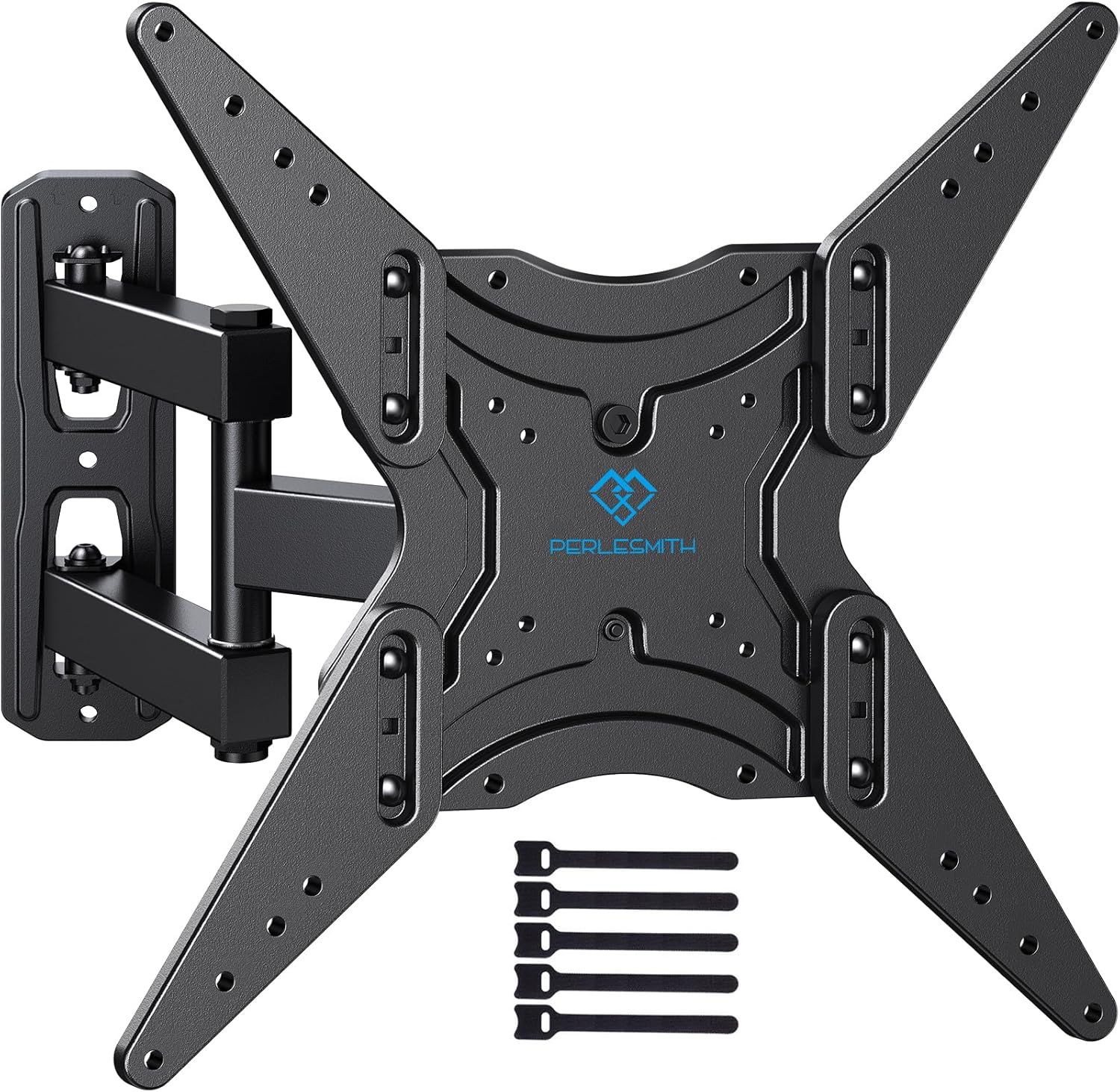 PERLESMITH TV Wall Bracket Swivel Tilt Extend, Universal TV Bracket Wall Mount f...