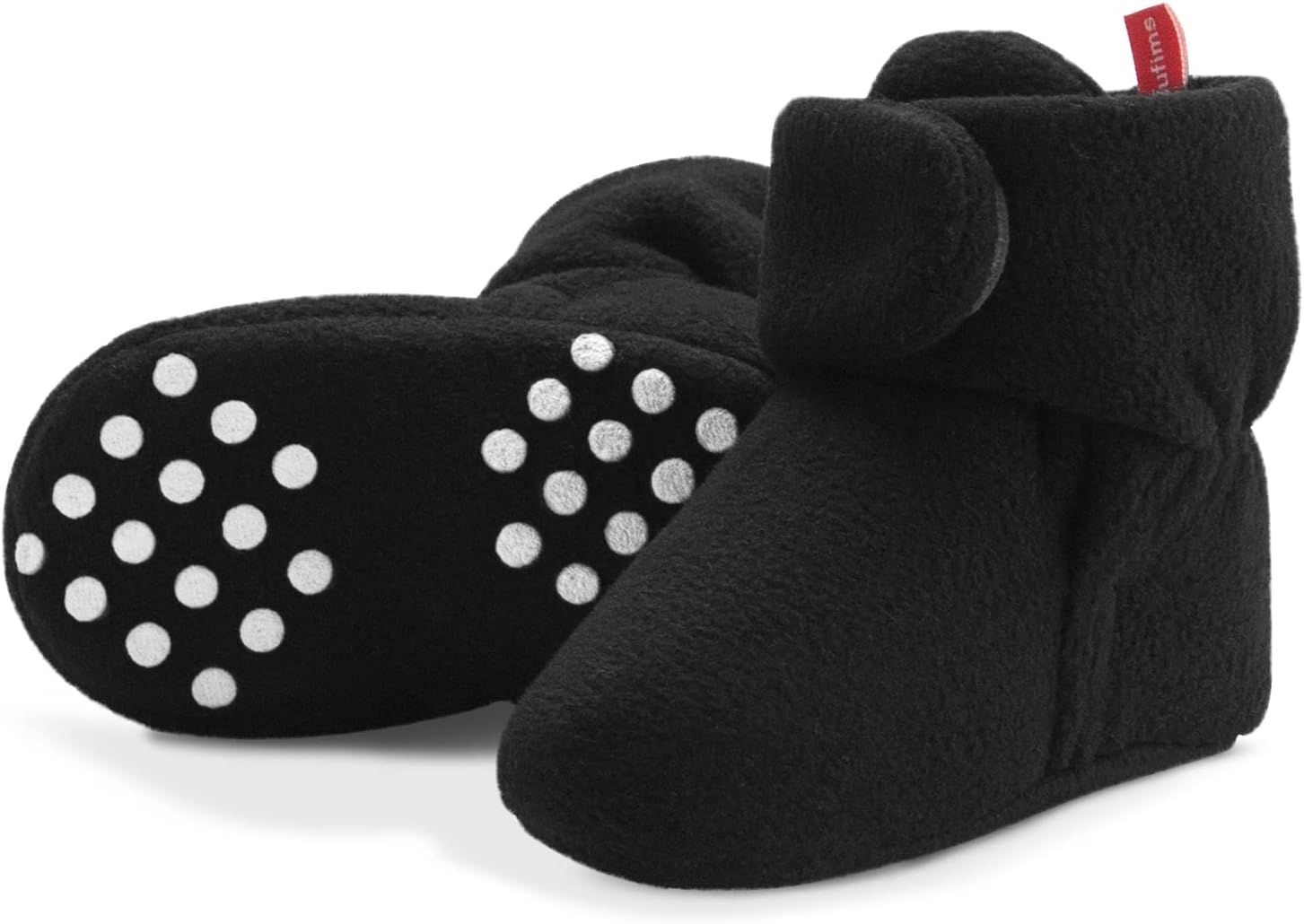 Baby Fleece Booties Newborn Unisex Booties Non-Slip Newborn Infant First Walkers...