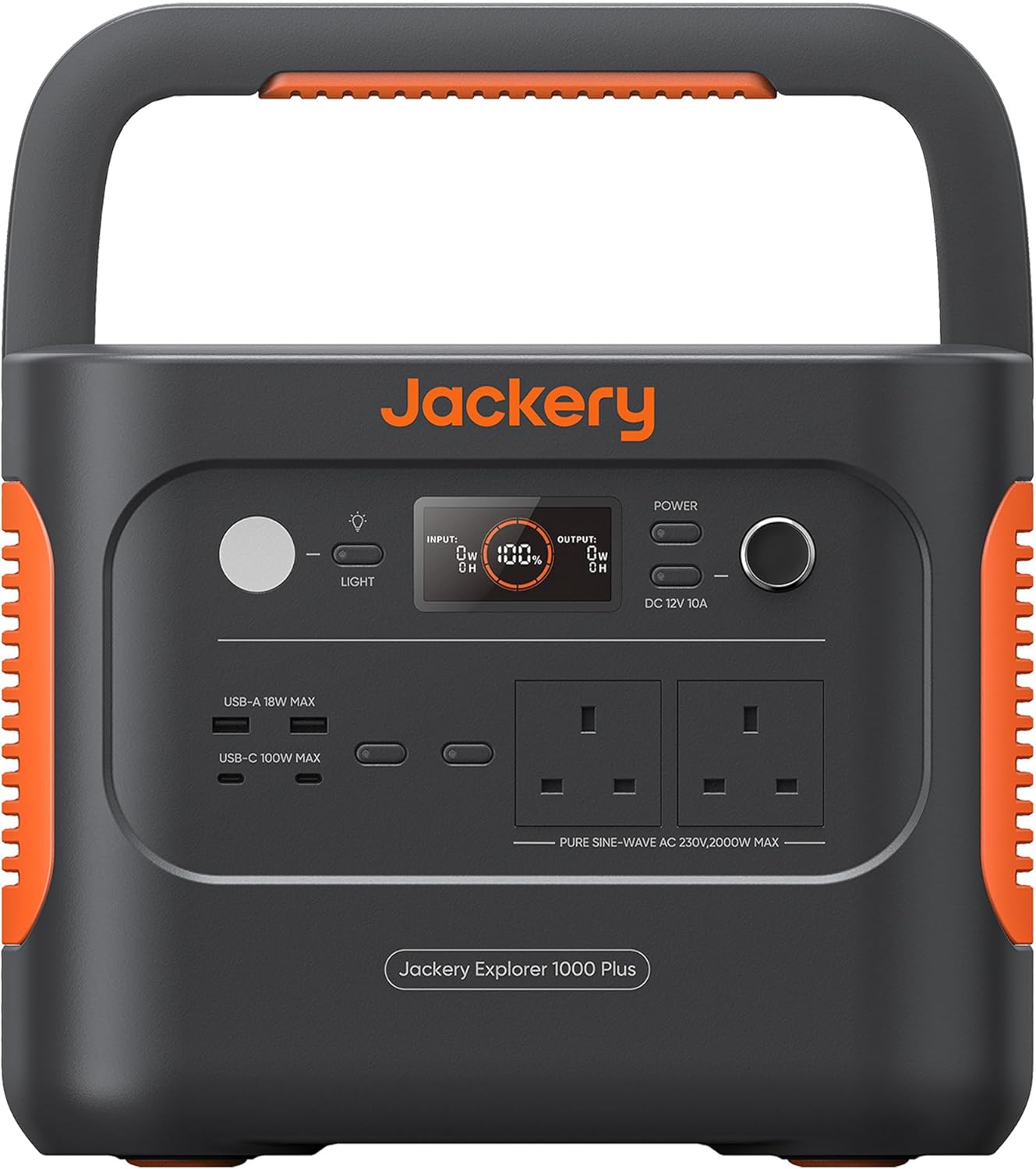 Jackery Explorer 1000 Plus portable power station, 1264Wh LiFePO4 Battery with 2...