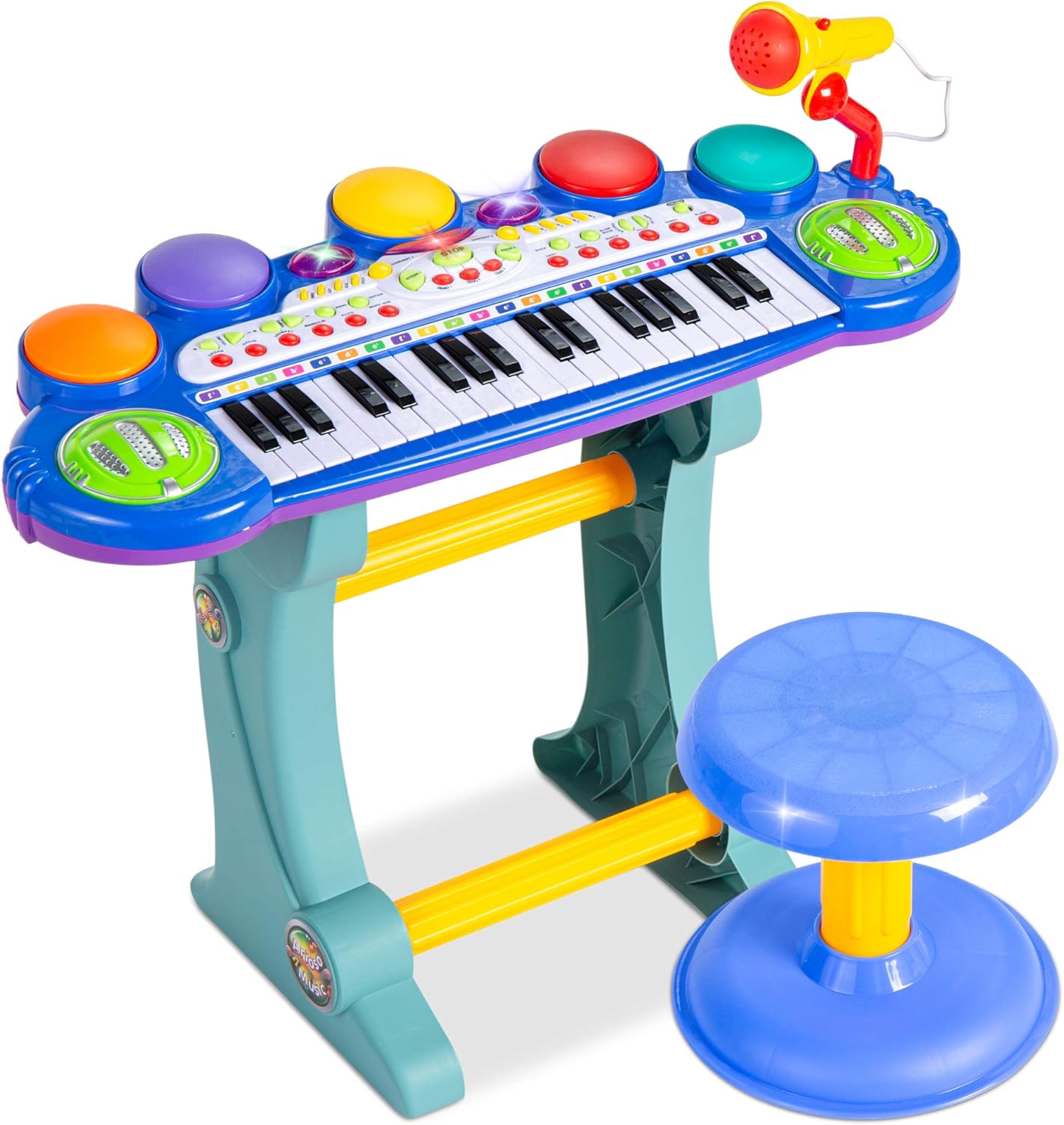 Best Choice Products 37-Key Kids Electronic Musical Instrument Piano Learning To...