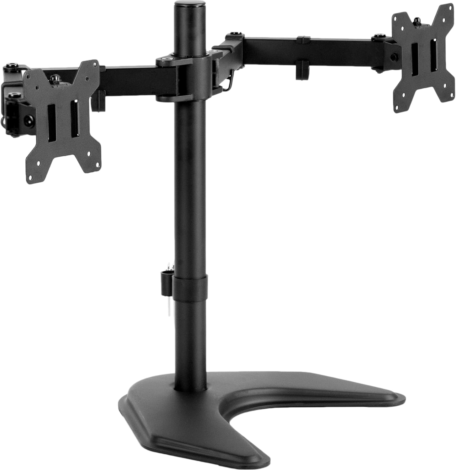 VIVO STAND-V002F Dual LED LCD Monitor Free-Standing Desk Stand for 2 Screens up...