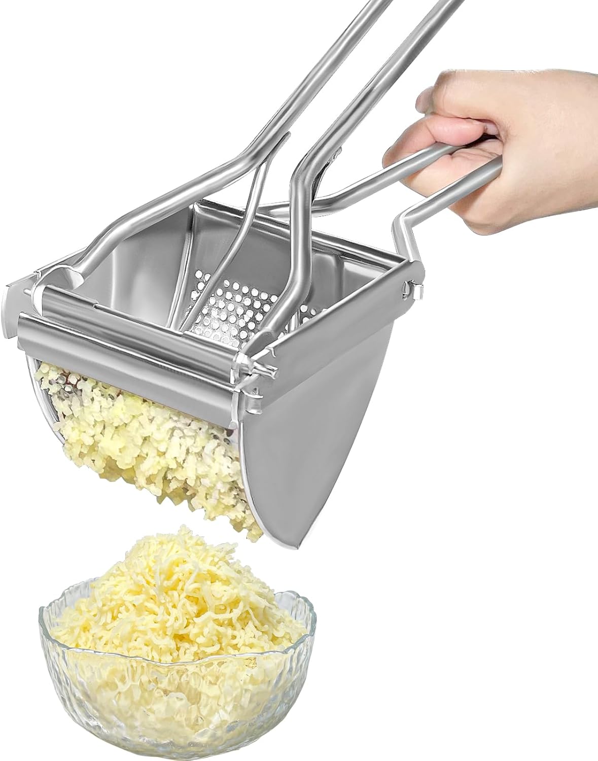 SPEENSUN Potato Ricer Masher,Potato mashers with Comfortable Handle,Stainless St...