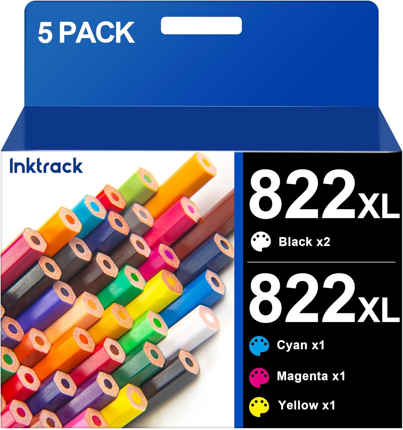 822XL Ink Cartridges Replacement for Epson 822XL Ink Cartridges for Epson 822 82...