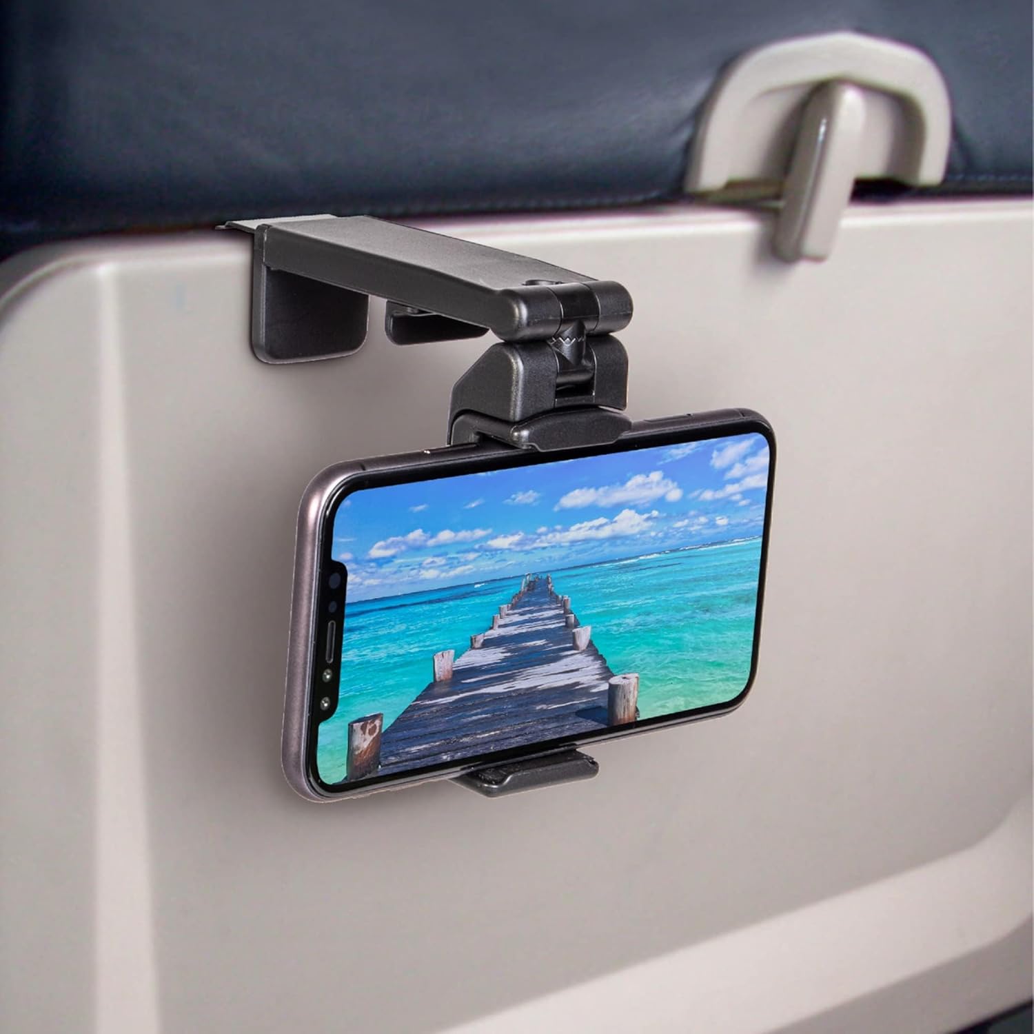 Perilogics Universal in Flight Airplane Phone Holder Mount. Hands Free Viewing w...