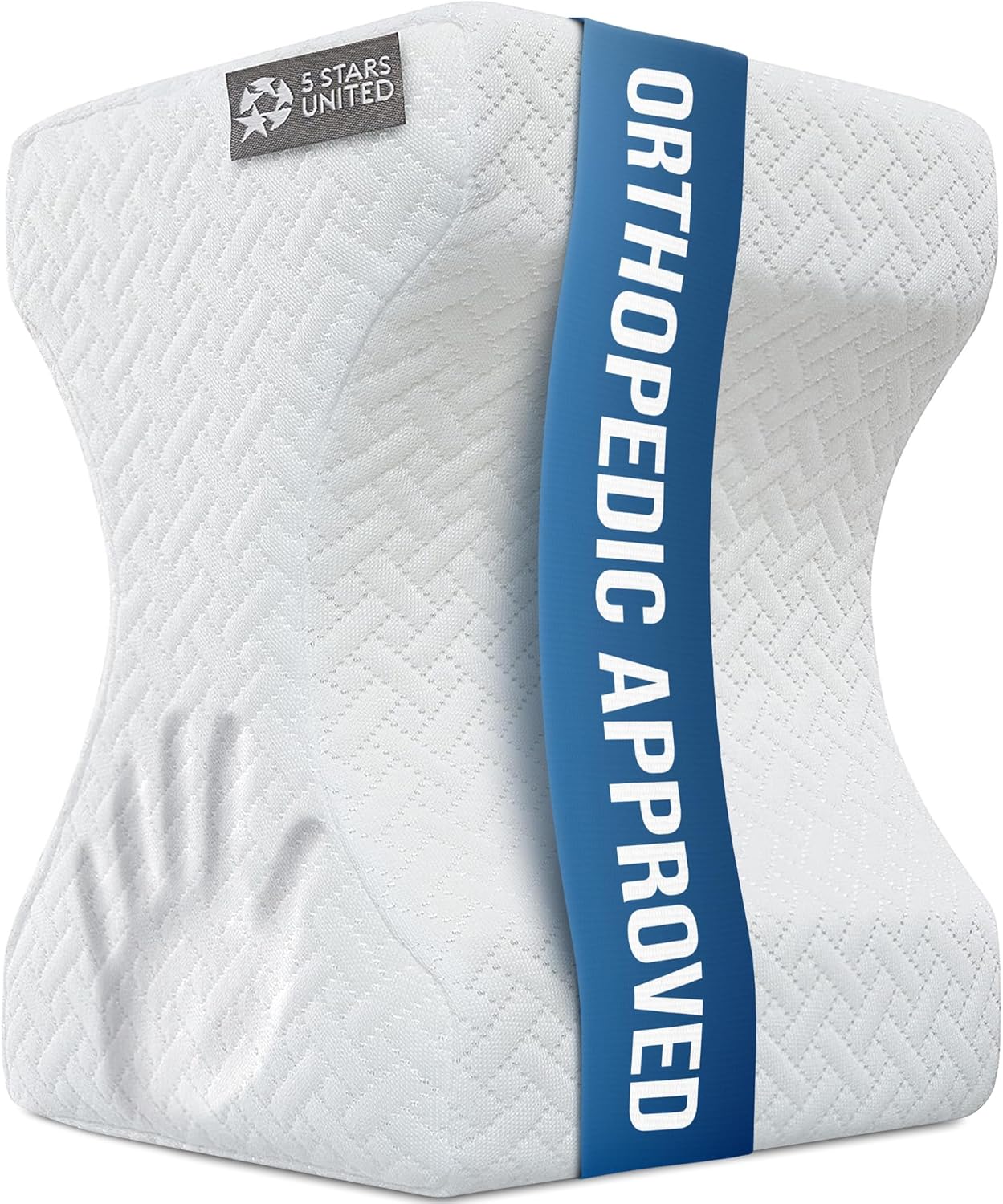 5 STARS UNITED Knee Pillow for Side Sleepers - Hip Pain Relief, Memory Foam Leg...