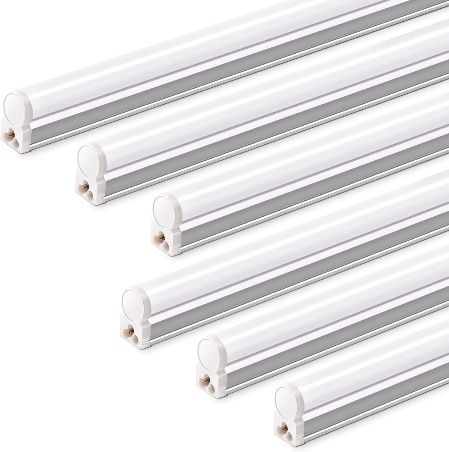 Barrina T5 4FT LED Shop Light, 2200lm,5000K Daylight White, 20W Utility Light Fi...
