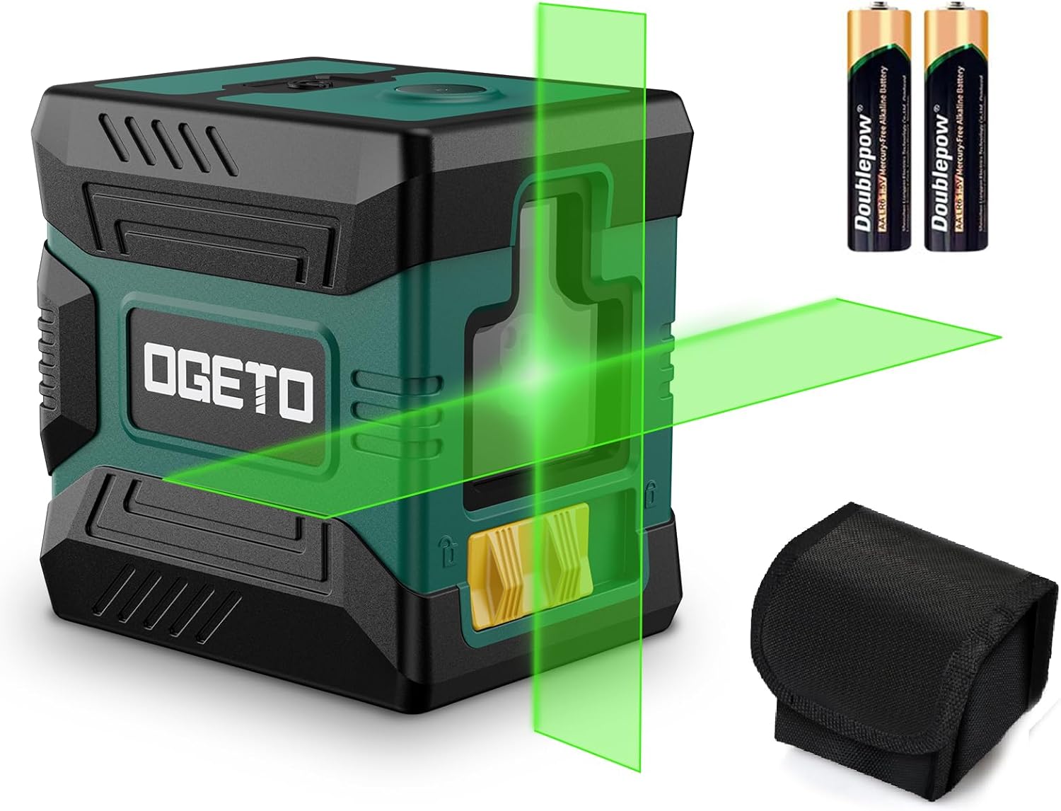 Green Laser Level,OGETO LLG1 IP54 Laser Level Line with Manual/Self-Leveling Mod...