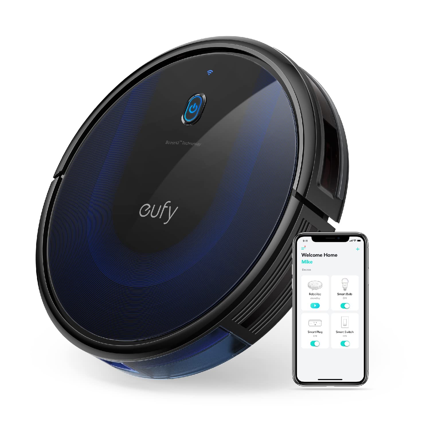 eufy BoostIQ RoboVac 15C MAX, Wi-Fi Connected Robot Vacuum Cleaner, Super Thin,...