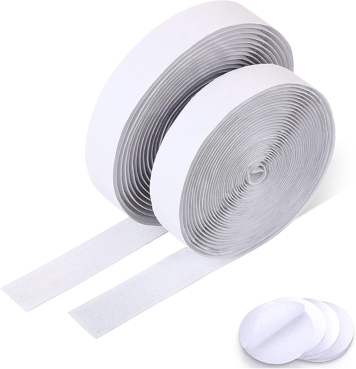 Vicloon Double Sided Hook and Loop Strip, 5m Self Adhesive Tape, Self Adhesive S...