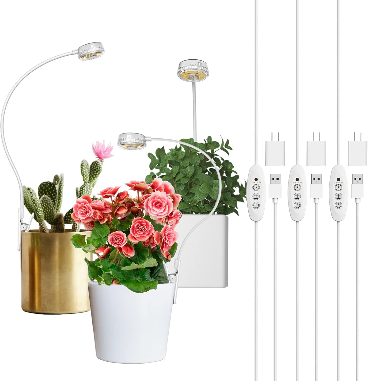 SANSI Grow Lights for Indoor Plants, Pot Clip LED Plant Light for Growing Full S...