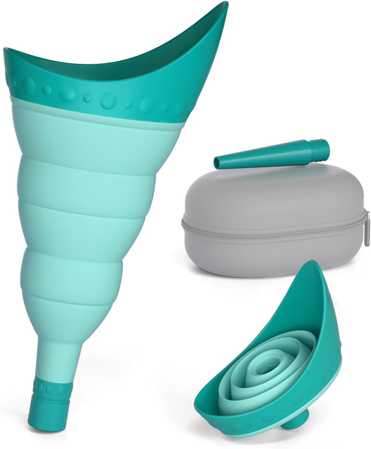 TRIPTIPS Pee Conch Foldable Female Urinal Device Portable Urinal for Women Pee F...