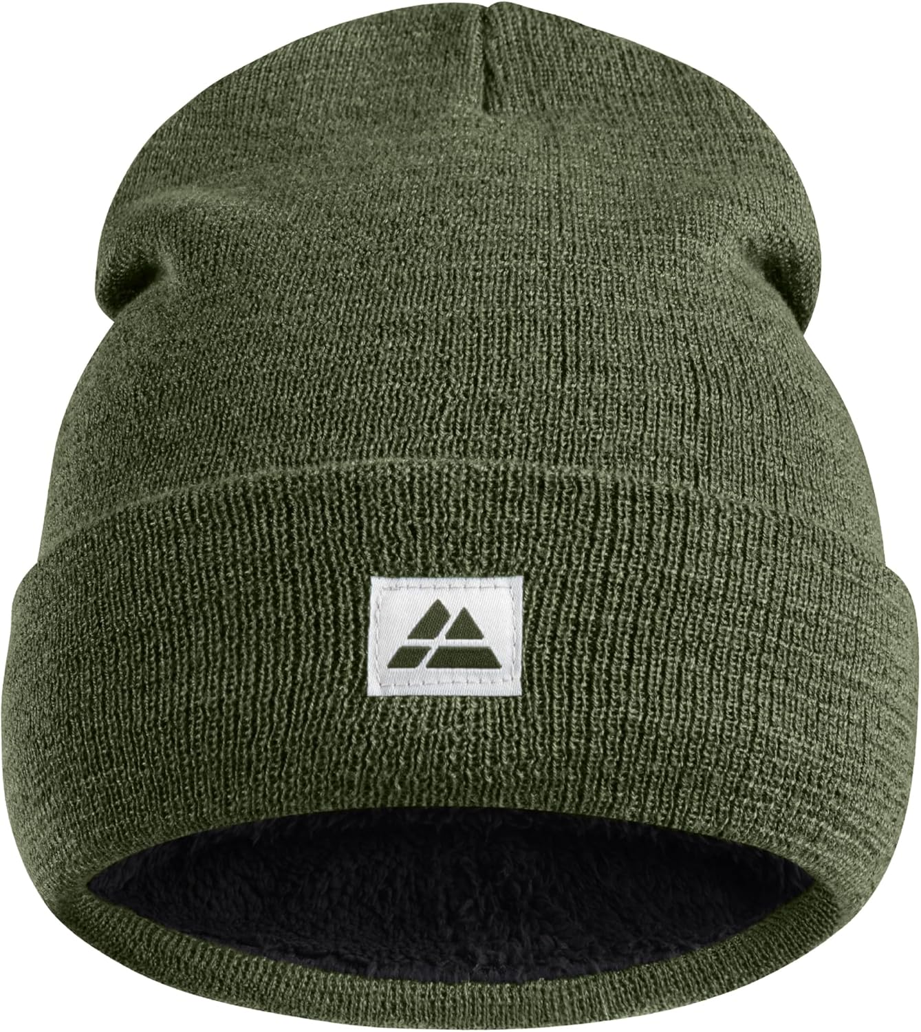 DANISH ENDURANCE Beanie Hat, Fleece Lined, Recycled Materials, Soft Knit Cuffed,...