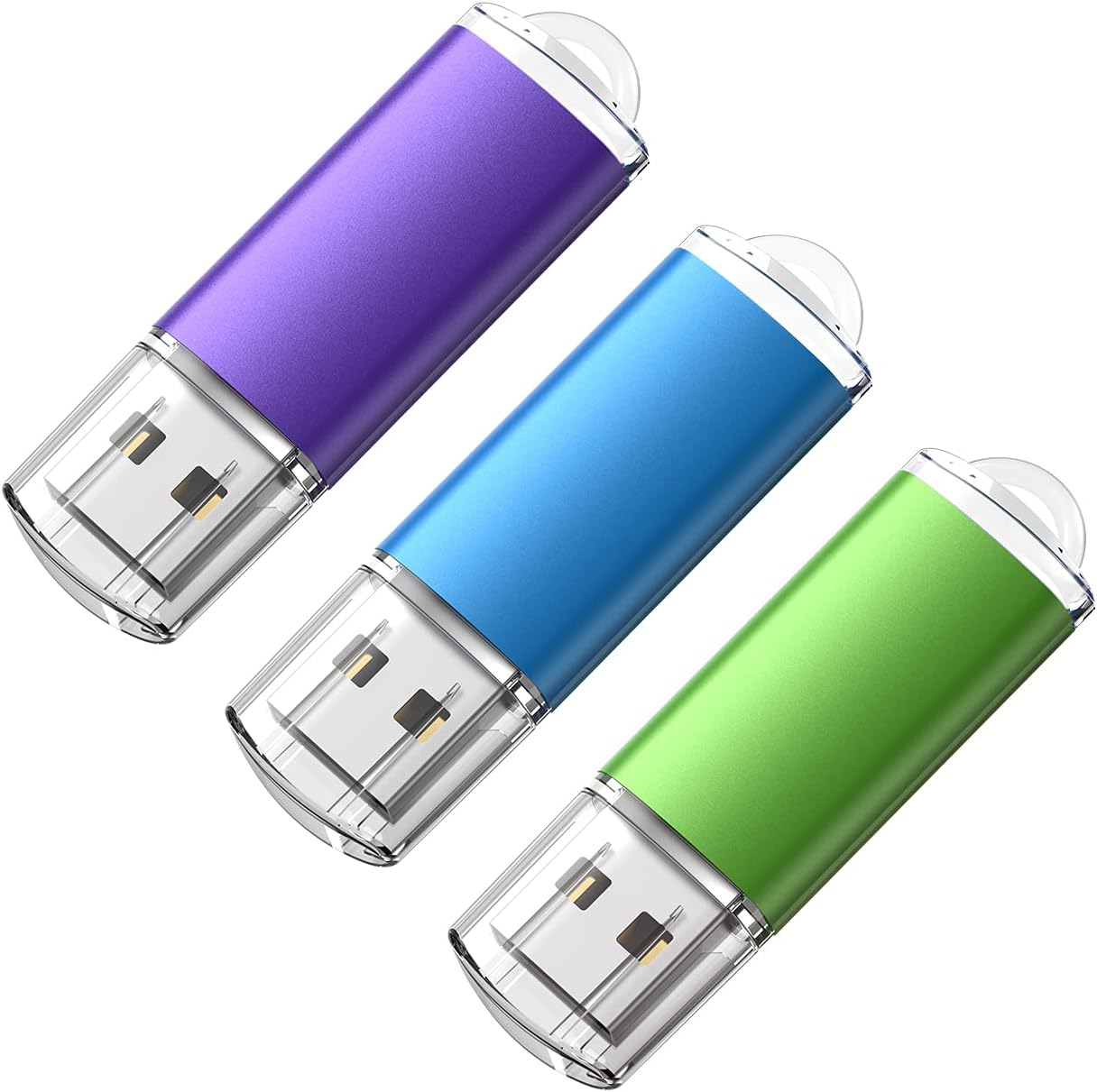 64 GB USB Sticks 3 Pack, KOOTION 64 GB USB Flash Drives Thumb Drives Memory Stic...