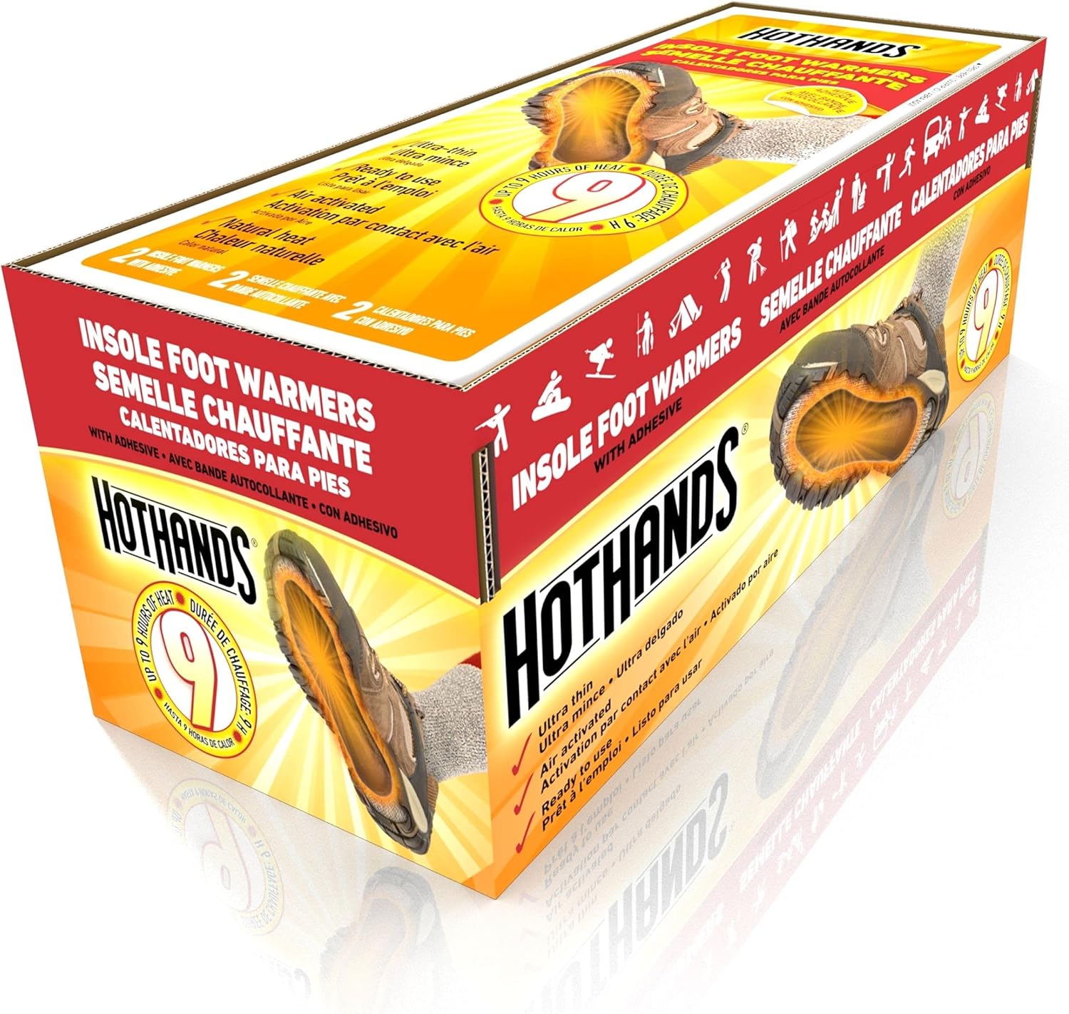 HotHands Insole Foot Warmers - Long Lasting Safe Natural Odorless Air Activated...