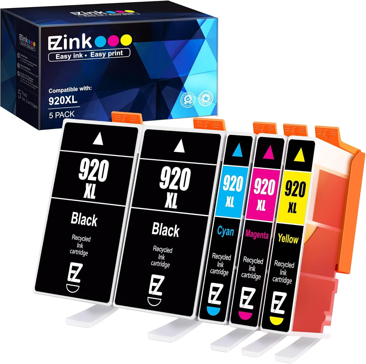 E-Z Ink Compatible Ink Cartridge Replacement for HP 920XL 920 for use with Offic...