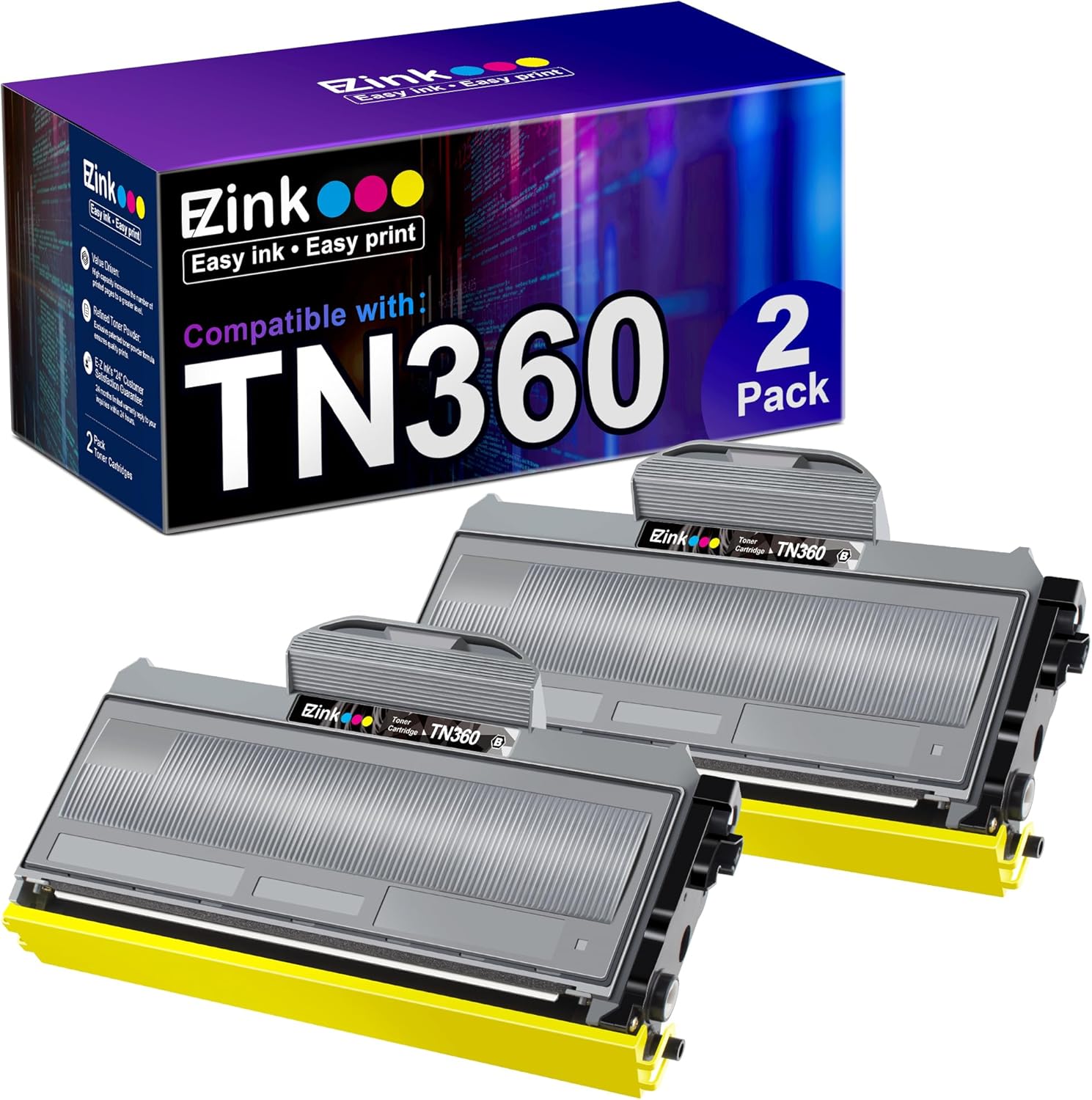 E-Z Ink Compatible Toner Cartridge Replacement for Brother TN330 TN360 TN-330 TN...