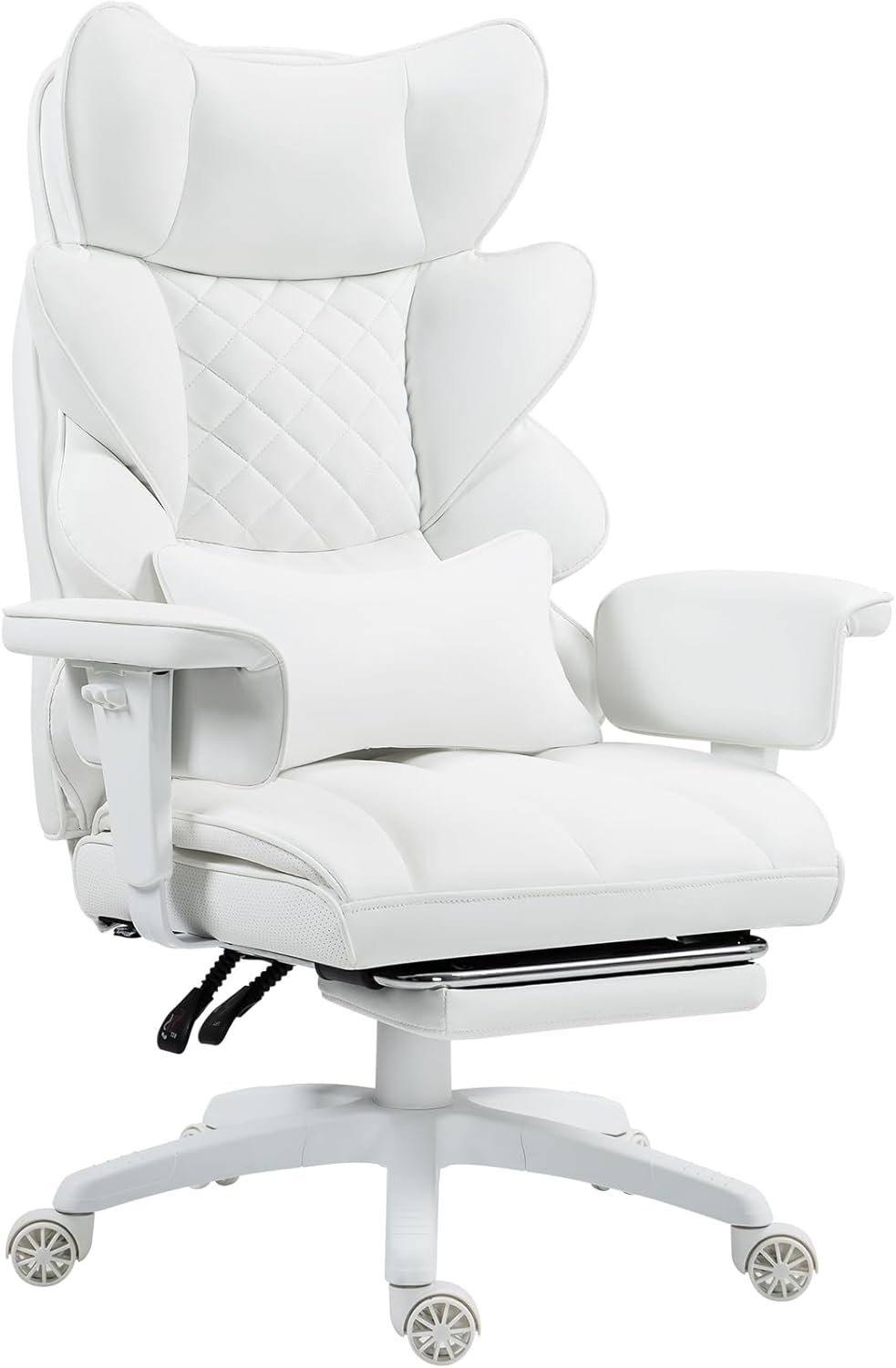 Dowinx Big and Tall Office Chair with Pocket Spring Cushion and Lumbar Support,H...