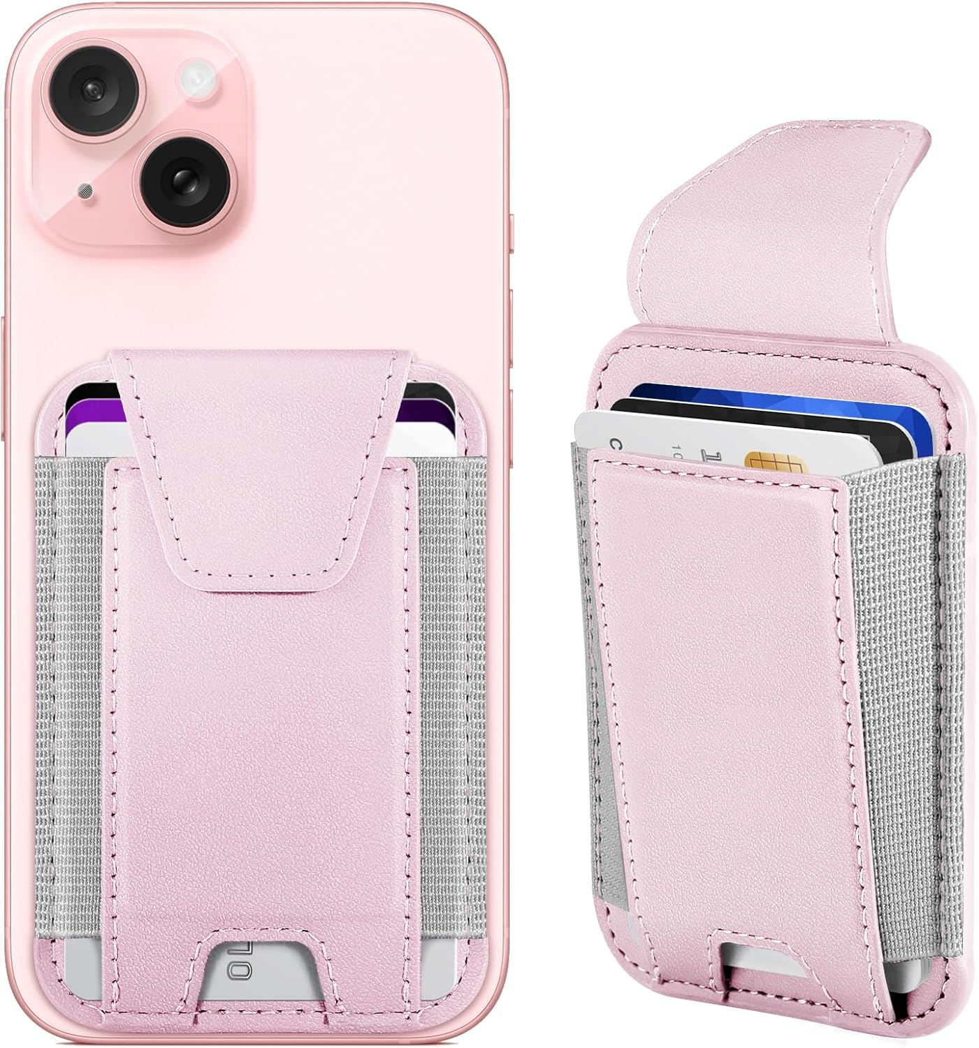 Miroddi for MagSafe Wallet with Privacy Flap, Stronger Magnetic Card Holder for...