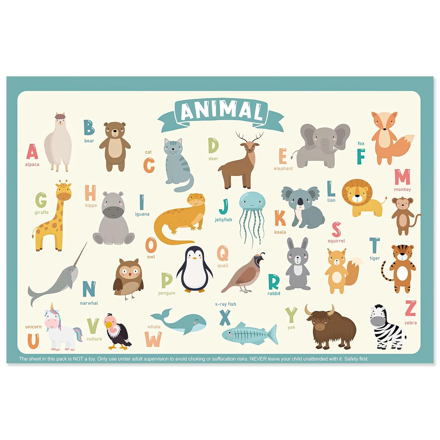 60 Pack Disposable Placemats for Baby & Toddle, Sticky Kids Placemat for Picnic...