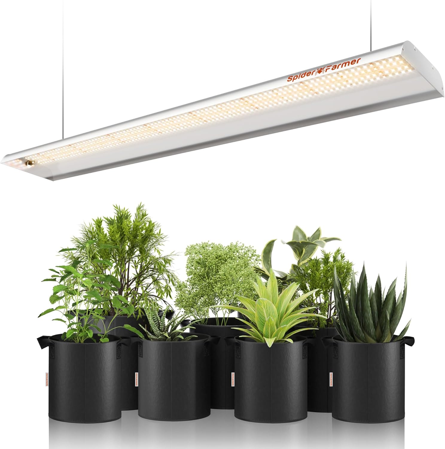 Spider Farmer 2025 New SF600 LED Grow Lights 2x4 ft Coverage Sunlike Full Spectr...