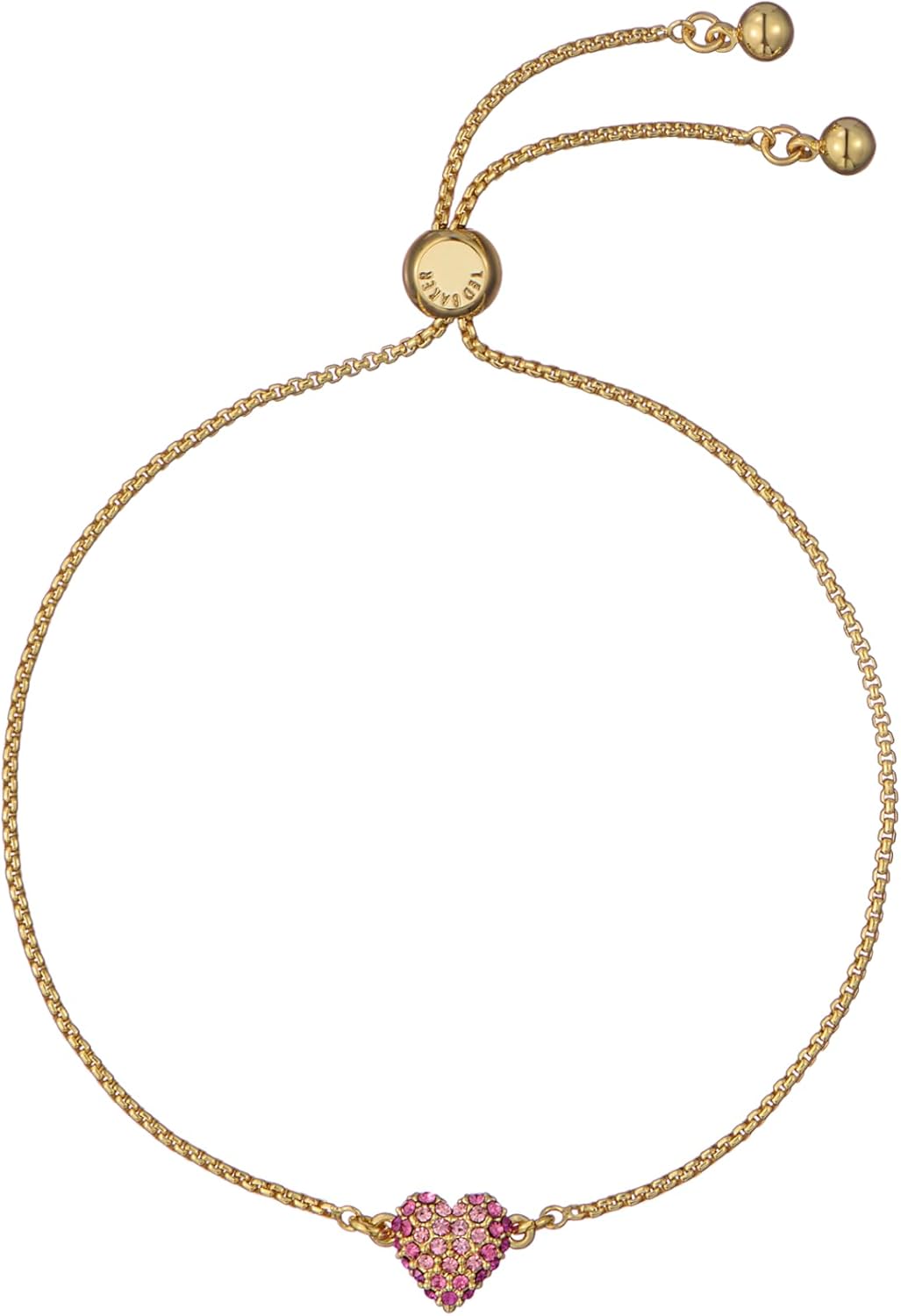 Ted Baker Adoria Crystal Sweetheart Adjustable Bracelet For Women Gold/Light Pin...