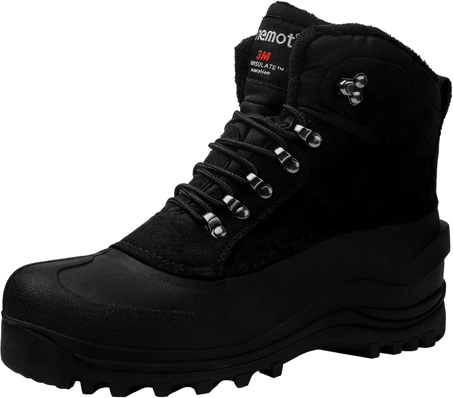 riemot Women's Men's Snow Boots, Waterproof Winter Boots for Dog Walking Hiking...