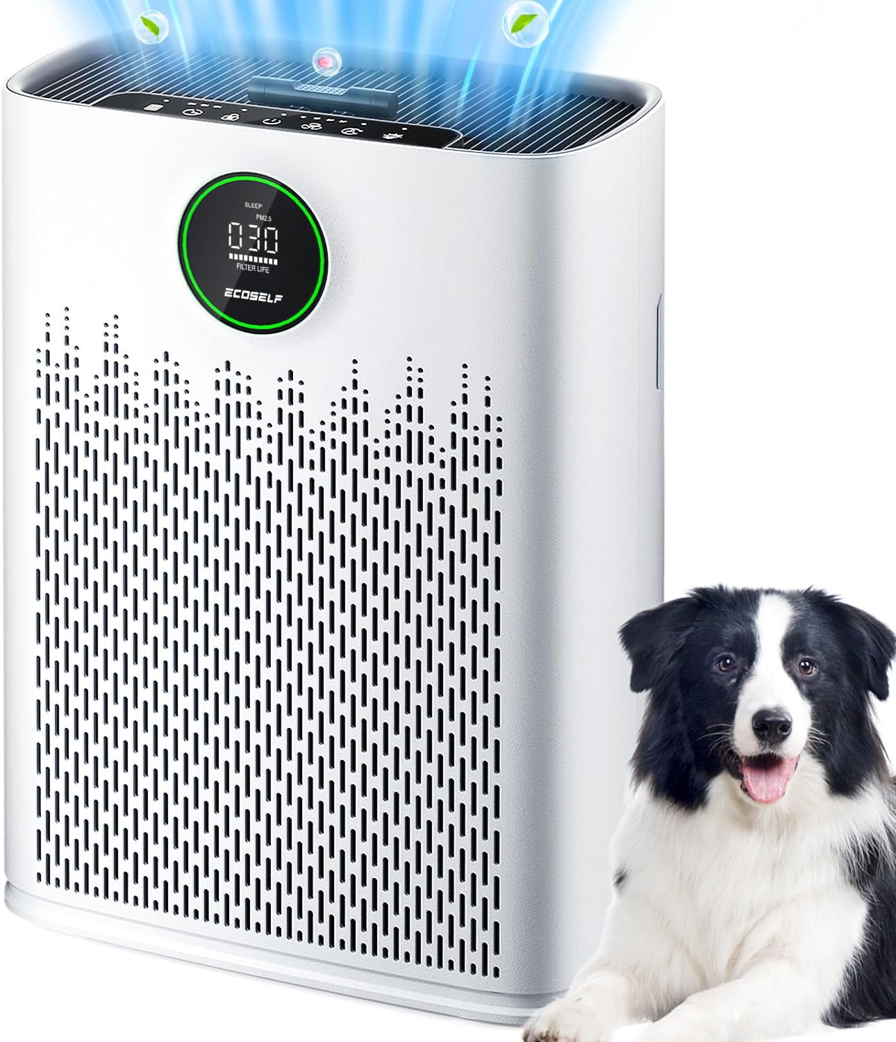 Air Purifiers for Home Large Room, with Smart Mode, PM2.5 Air Quality Display, 2...