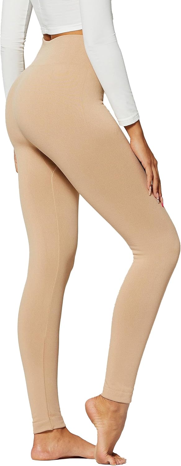 Conceited Fleece Lined Leggings Women - Regular and Plus Size Tights - Premium F...