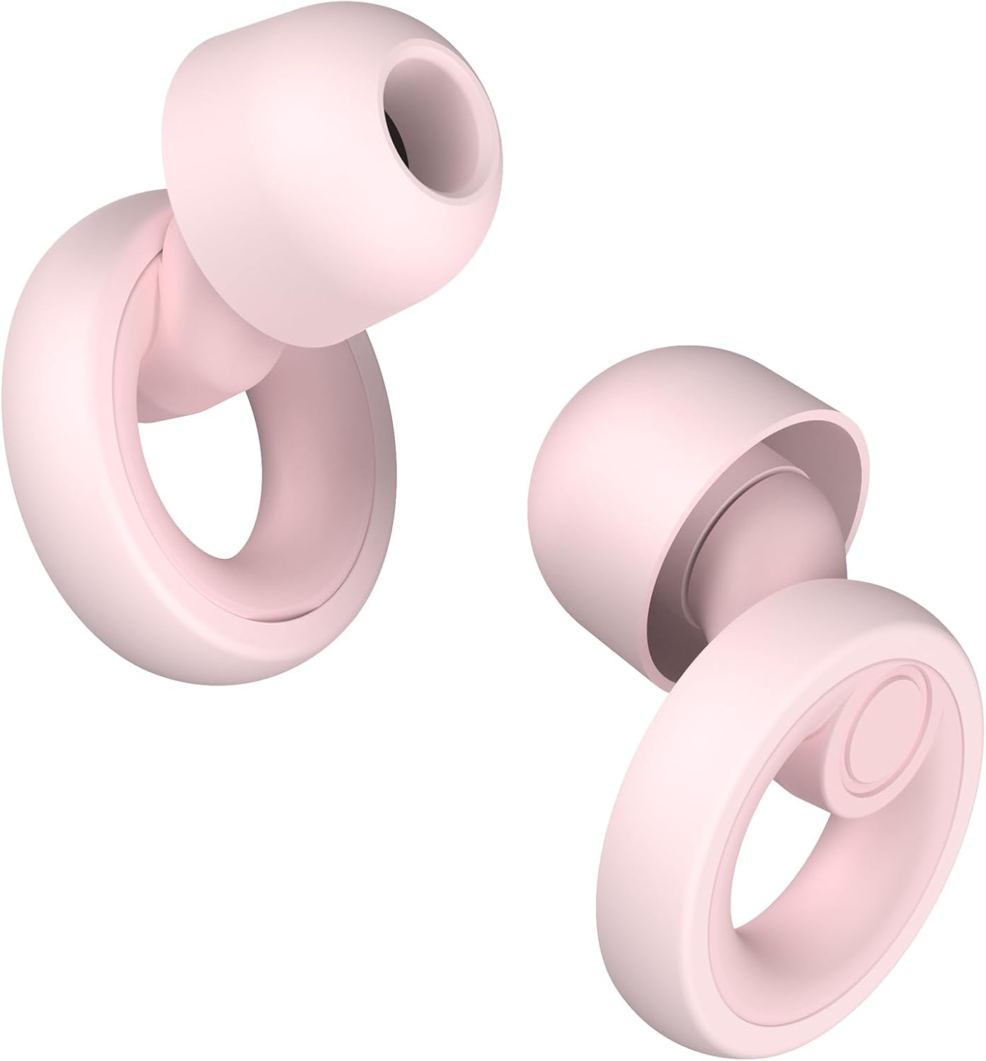 JAYINE Ear Plugs for Sleep, Reusable Soft Silicone Earplugs Hearing Protection,...
