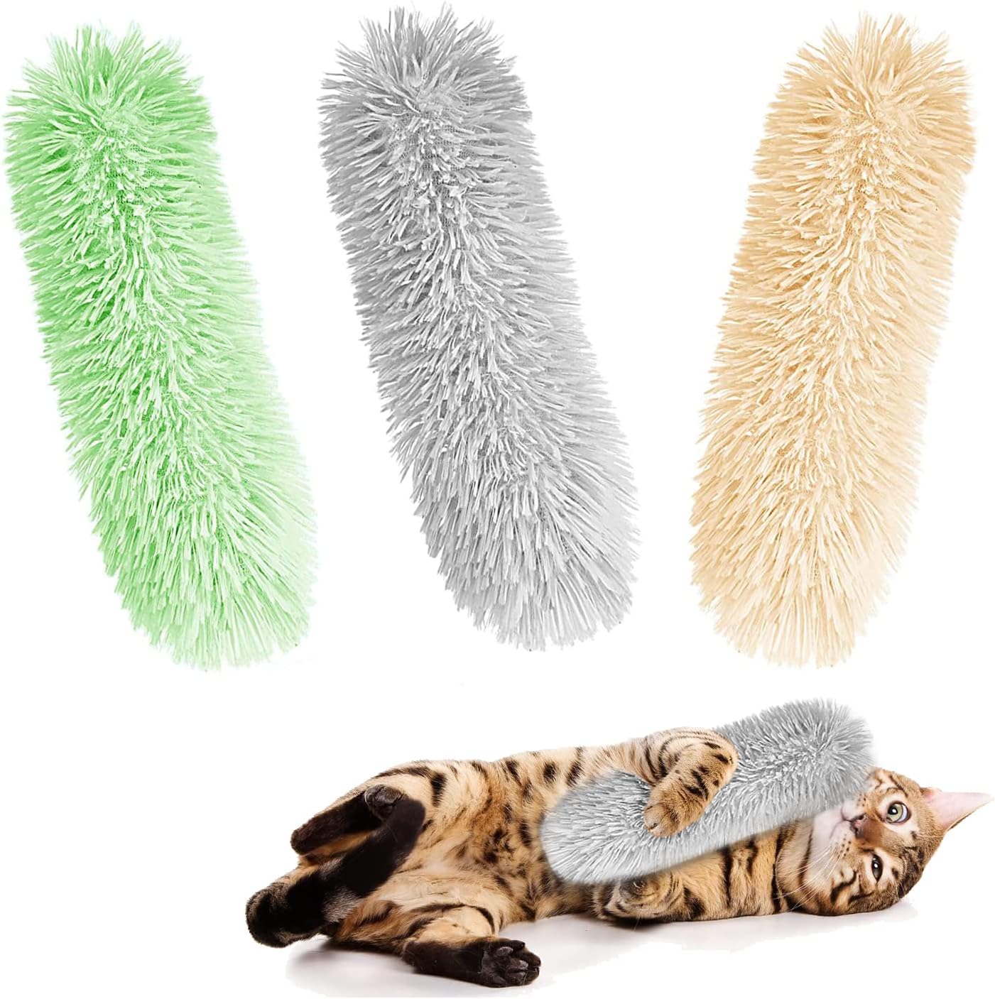 SUPERFA 3 Pack Catnip Toys for Cats, Cat Toys for Indoor Adult Kitten, Interacti...