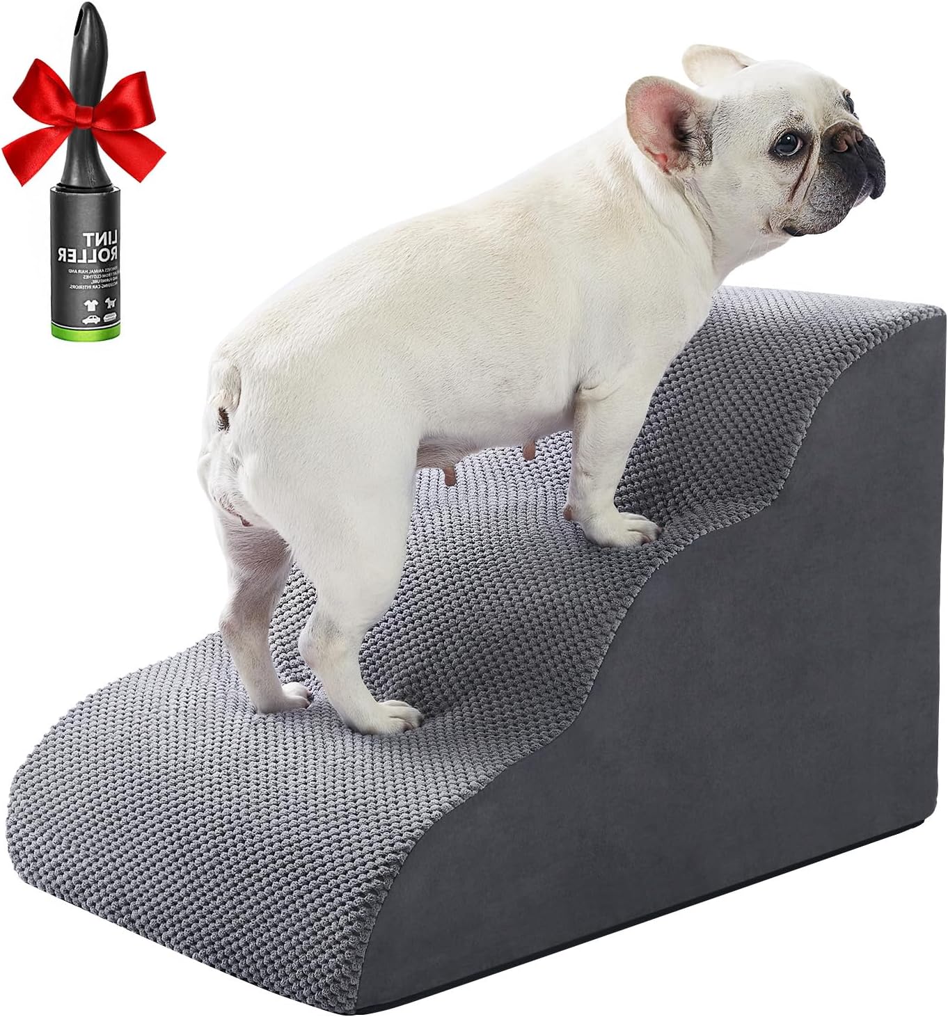 Ryoizen Dog Stairs for Small Dogs, Dog Steps for Bed Pet Stairs for Couch, Dog R...
